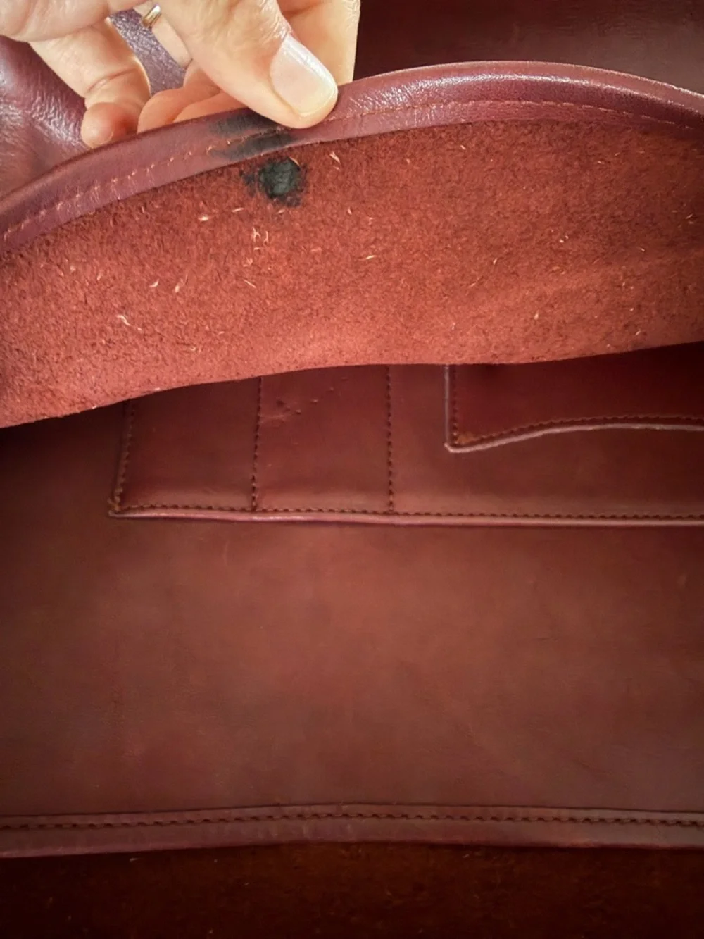 Vtg Coach Classic Flap Briefcase Style 1512-323 (US late 80s/early 90s) Mahogany